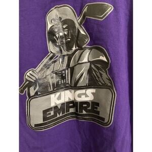 Star Wars Darth Vador King Empire T-Shirt Size Large L Purple Ultra Cotton